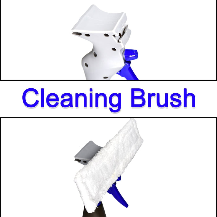 Plastic Easy Glass Cleaner 3 in 1 Spray Type Cleaning Brush, Pack of 1 by Your Brand