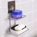 Kitchen Bathroom Soaps Storage Rack with 2 Hook for Home by Your Brand