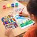 Kids Paint Coloring & Craft Activity Set with Beads (Mix Design, 1 Set) by Your Brand