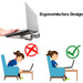 Fixed Metal Laptop Stand for Desk (25 × 26 cm) by Your Brand