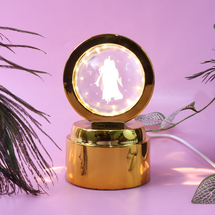 Radhe Krishna Crystal Ball Night Light – 1 Pc by Your Brand