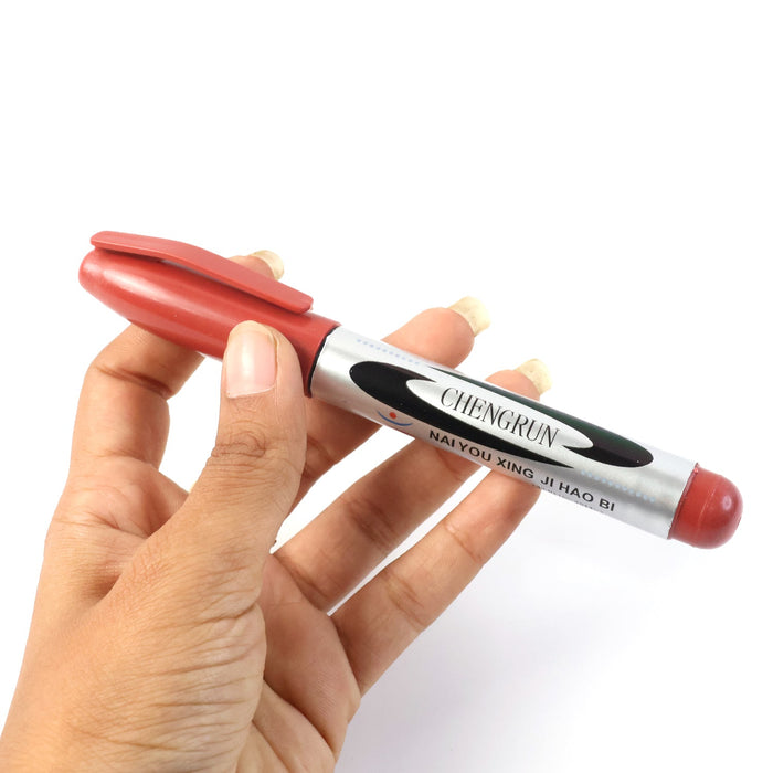Maroon Premium Permanent Marker Pen (1 Pc) by Your Brand