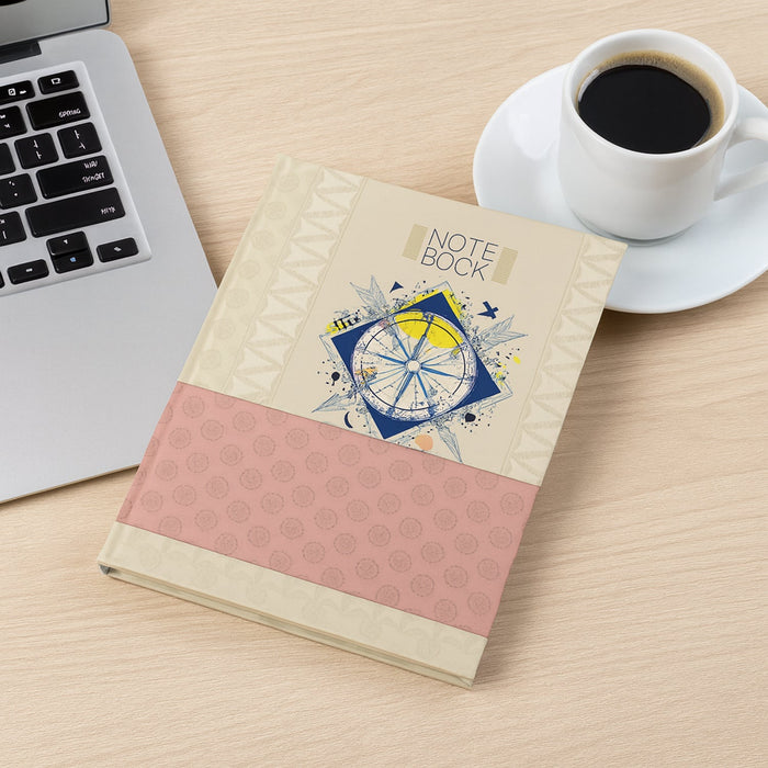 Hardbound Diary & Notebook (1 Pc / 100 Pages / 240x180mm) by Your Brand