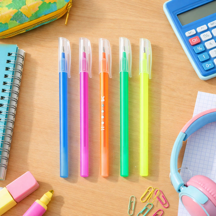 Colorful Pen Set for School, Office & Smooth Daily Writing (20 Pc) by Your Brand