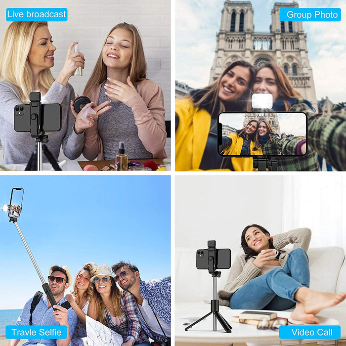 3 in 1 Wired Selfie Stick with Extendable Handle (70 Cm Long) by Your Brand