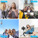 3 in 1 Wired Selfie Stick with Extendable Handle (70 Cm Long) by Your Brand