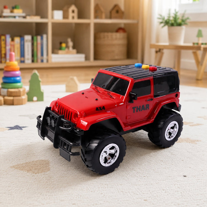 Kids Hunter Off-Road Friction Powered Toy Jeep Car (1 Pc) by Your Brand