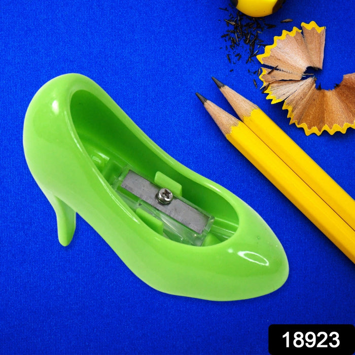High Heels Shape Pencil Sharpener Single Pencil Sharpeners (Mix Colour) by Your Brand