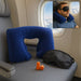 3in1 Air Travel Kit with Pillow, Ear Buds & Eye Mask by Your Brand