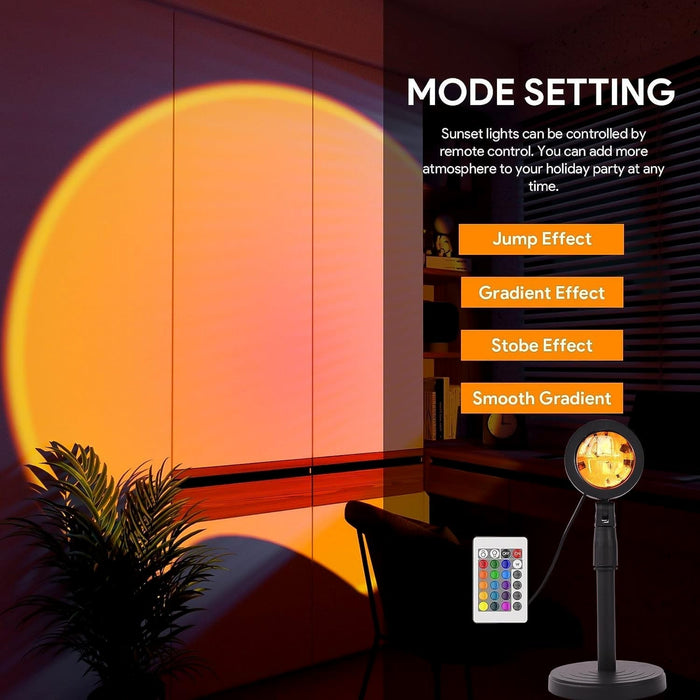 Multi Colors Sunset Lamp, Sunset Projection Lamp LED Night Lights by Your Brand