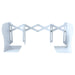 Adjustable Telescopic Iron Desk Book Stand (1 Pc) by Your Brand