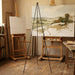 Lightweight exhibition display easel