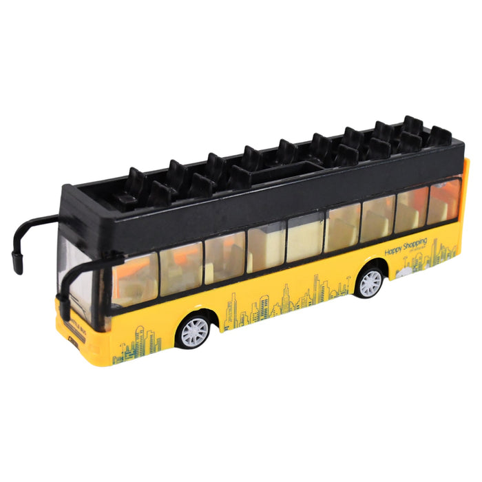 Die-cast Alloy London Long Bus Double Decker Sightseeing Bus by Your Brand
