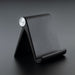 Plastic Foldable Desktop Mobile Stand (1 Pc / Black) by Your Brand
