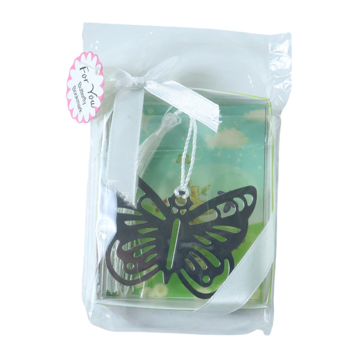 Elegant Butterfly Design Metal Bookmark (1 Pc) by Your Brand