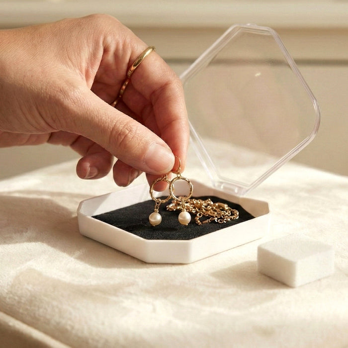 Jewellery Display Storage Box for Rings, Earrings & Small Items (12 Pc) by Your Brand