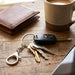 strong metal key ring for car and house keys