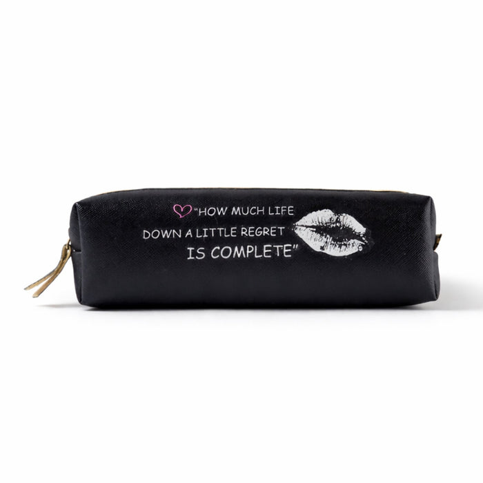 Stylish Printed Zipper Pencil Pouch Organizer (1 Pc) by Your Brand