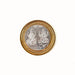 Premium Gold & Silver Dual-Tone Religious Coin with Lakshmi Ganesh Design by Your Brand