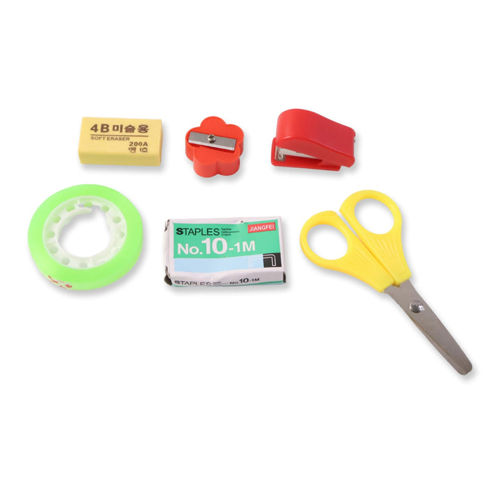 6 in 1 Multipurpose Mini Stationery Kit for Students by Your Brand