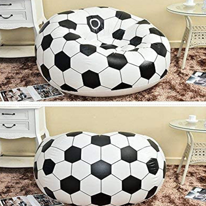 Foldable Cartoon Style Folding Chair Ball Chair Sofa for Adults Kids 110×80 cm