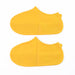 Non-Slip Yellow Reusable Silicone Shoe Cover for Boots