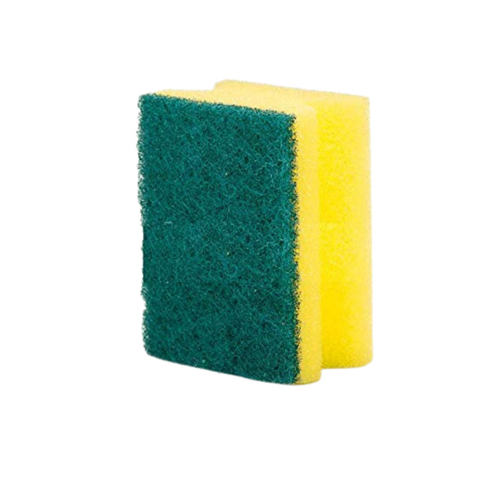 Scrub Sponge 2 in 1 Pad for Kitchen, Sink, Bathroom Cleaning Scrubber by Your Brand
