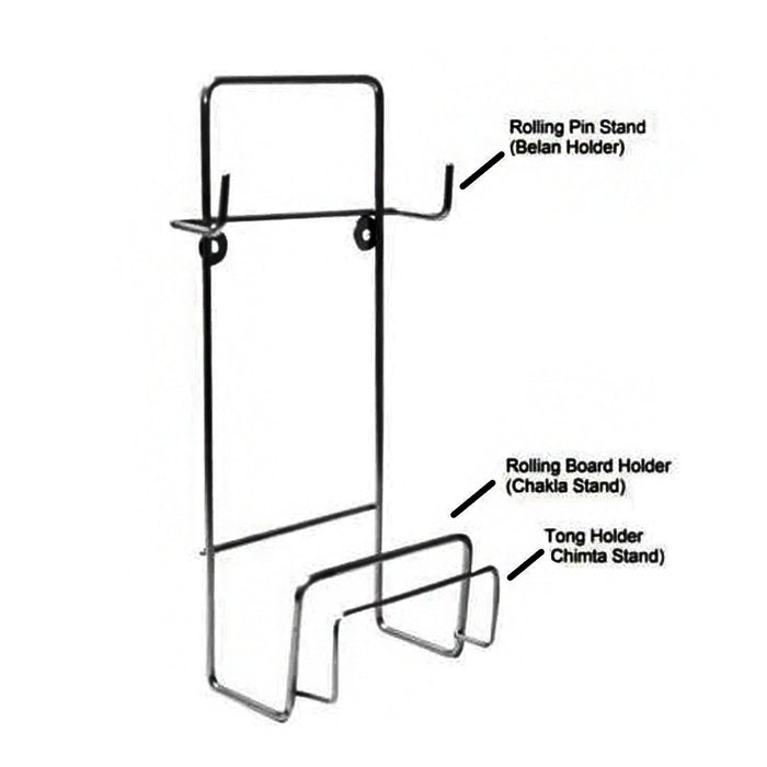 Chakla, Belan, Chimta Stand Multi-Purpose Rack for Kitchen (1 Pc )