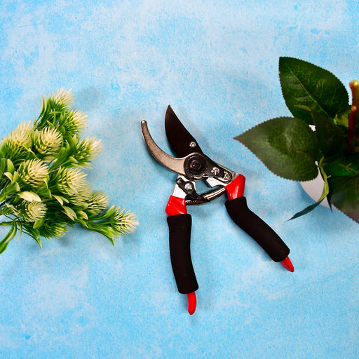 21Cm Red GARDEN SHEARS SHARP CUTTER PRUNERS SCISSOR, PRUNER. by Your Brand
