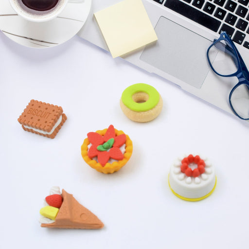 3D Fast Food Erasers Set, Cute Mini Colorful Erasers for Kids Gift & School (5 Pcs) by Your Brand