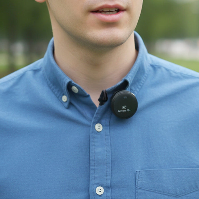 Premium Wireless Lavalier Microphone Set (1 Set) by Your Brand