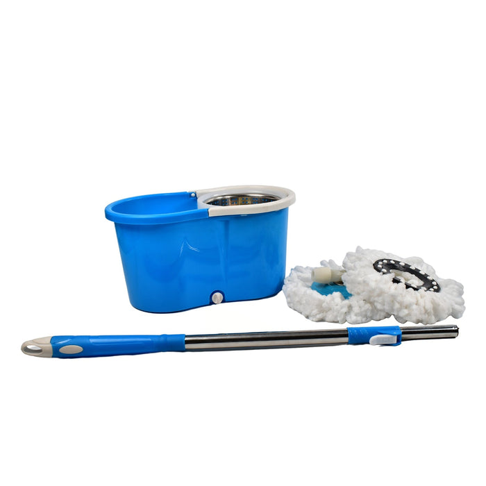 Spin Floor Cleaning Easy Advance Tech Bucket Mop with 2 Microfiber Refill by Your Brand