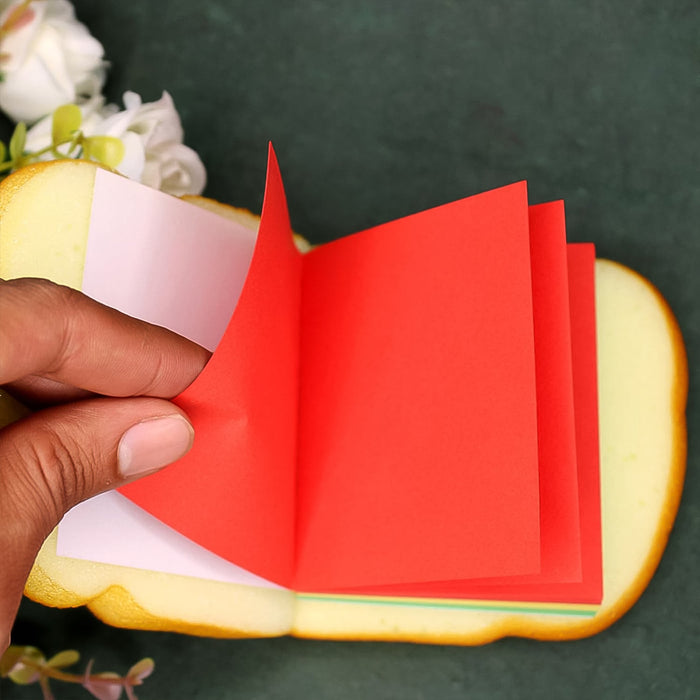 Sandwich Shaped Note / Sticky Notes / Memo Notes, Unique Mini Notes (Multicolor) by Your Brand