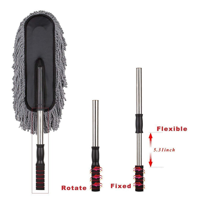 Car Duster, Long Retractable / Soft / Non-Slip / Handle by Your Brand