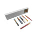 Paint-by-numbers for adults, 24 colors, canvas with pre-printed design, includes paintbrushes.