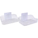 Wall-Mounted Transparent Soap Dish Holder Set by Your Brand