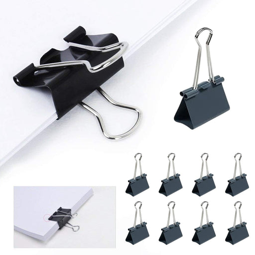 Paper Holding Binder Clips Paper Clips (8 Pcs Set / Mix Color) by Your Brand