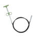 Flexible Spring Drain Cleaning Tool with Hand Grip (1 Pc / 157 Cm) by Your Brand