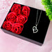 Rose Flower Gift Box, Handmade Eternal Rose I Love You Necklace, Valentine's Day by Your Brand