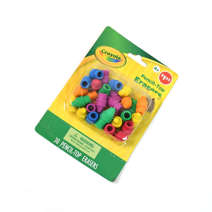 Pencil Top Eraser Rubber Erasers (1 Pc / Mix Color) by Your Brand