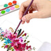 Painting Water Color Kit - 12 Shades and Paint Brush (13 Pcs) by Your Brand