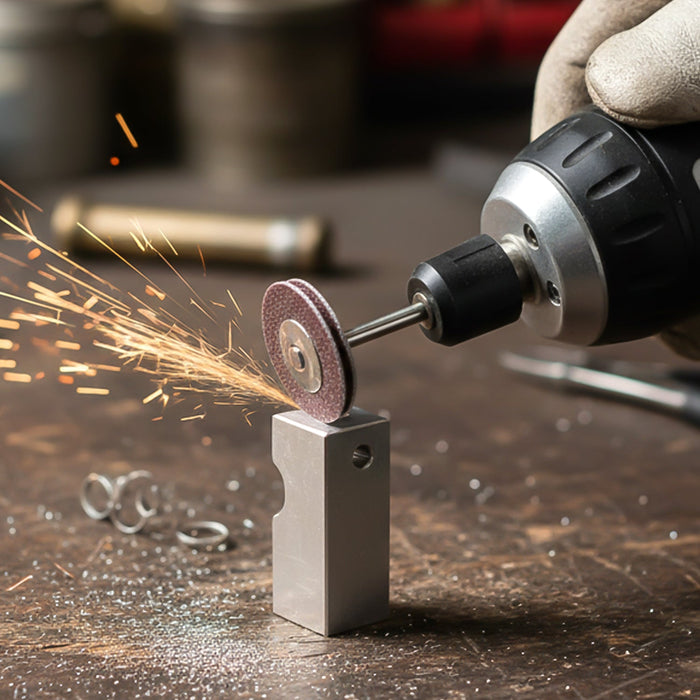 Wagtail Mini Rotary Tool Grinding Wheel Disc Set with Metal Shank (3 Pc Set) by Your Brand