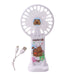 Cute Cartoon Rechargeable Handheld Fan (1 Pc) by Your Brand