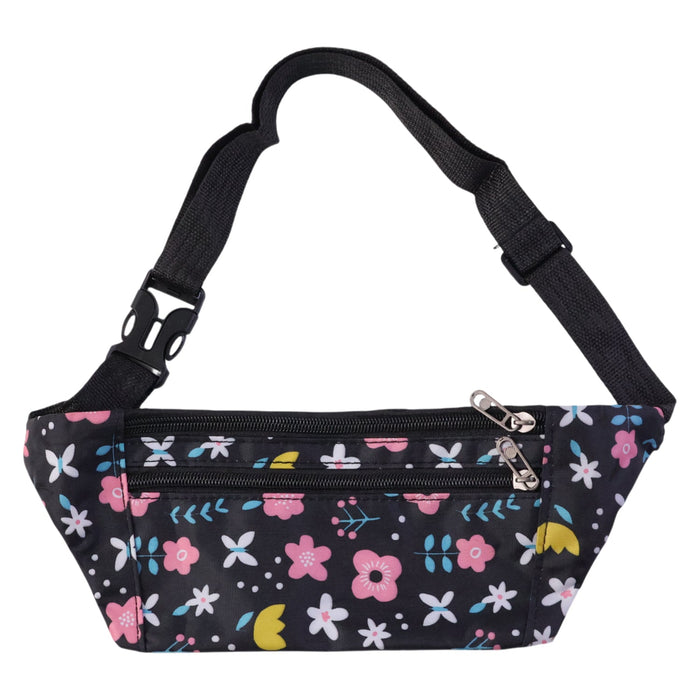 Floral Print Adjustable Waist Bag / Fanny Pack (1 Pc) by Your Brand
