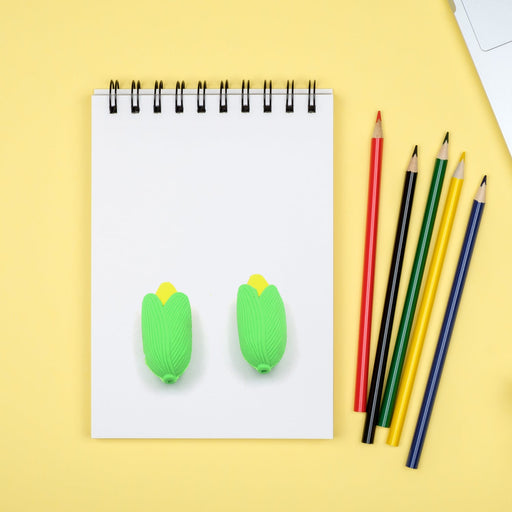 Corn Shape School Eraser High Qulaity ( 2 Pc Set ) by Your Brand
