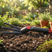 Hand Garden Cultivator Rake Plastic Gardening Tool (1 Pc, 27 Cm) by Your Brand
