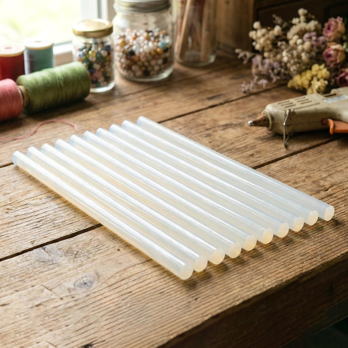 Heavy Duty Hot Melt Glue Sticks (10 Pc, 29 Cm) by Your Brand