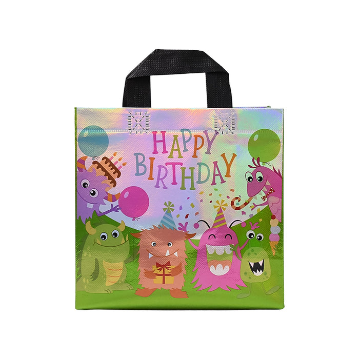 Birthday Gift Bag, Reusable Party Gift Bags (1 Pc / Mix Design) by Your Brand