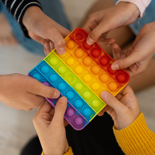 Square it Toy Special Needs Silicone Stress Relief Toy For Kids & Adult All Use Toy by Your Brand