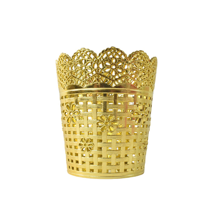 Pen holder Office Desk Metal Mesh Pen Stand (1 Pc) by Your Brand